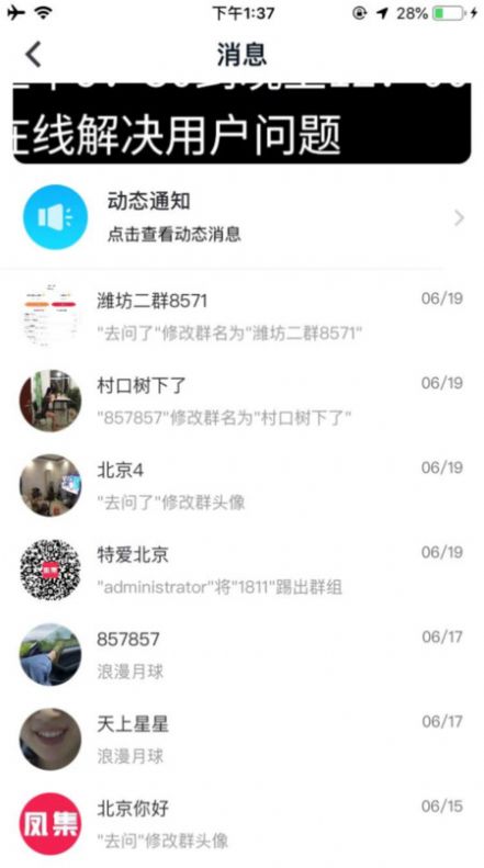 凤集社区群聊互动官方版截图3