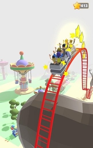 Rollercoaster Ride 3D最新版截图2