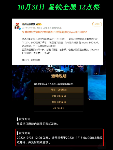 星穹铁道星穹铁道TI12结算奖励有哪些 TI12结算奖励介绍图1