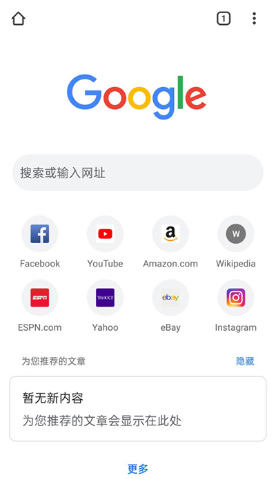 谷歌浏览器截图1