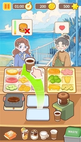 汉堡烹饪CookingStar无限金币版截图1