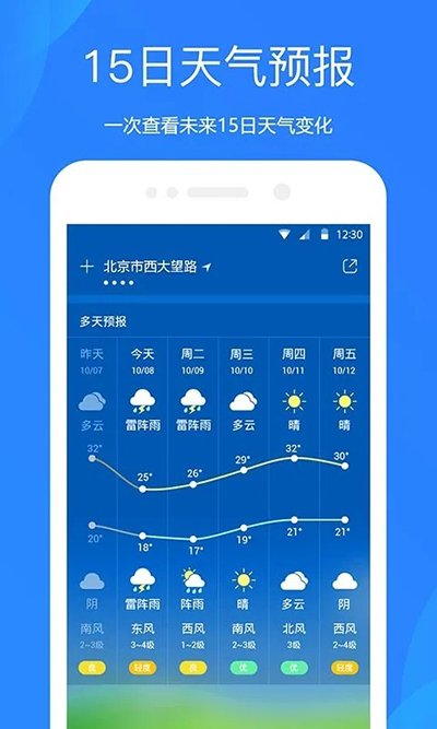 百度天气预报截图2