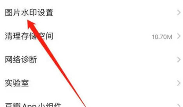 豆瓣怎么开启图片水印图2