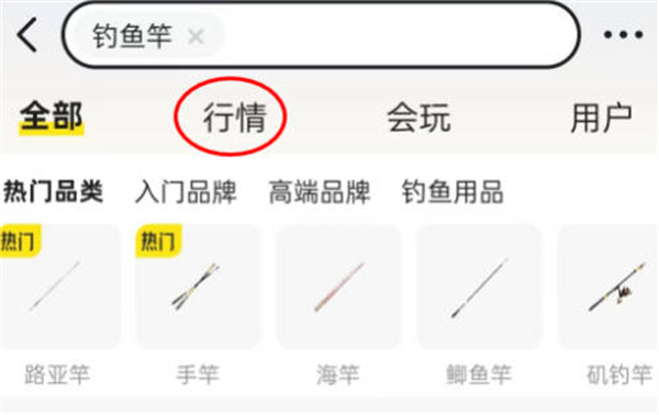 闲鱼怎么查看商品行情图2