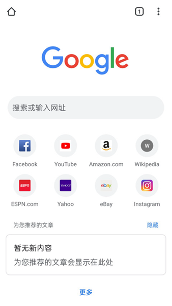 谷歌浏览器手机版中文版截图1