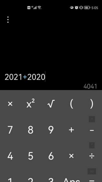 华为默认计算器免费版截图3